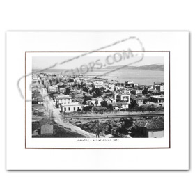 Vintage Greek City Photos Peloponnese - Corinthia, Corinth, city view (1950)