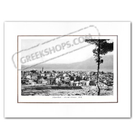 Vintage Greek City Photos Peloponnese - Corinthia, Corinth, city view (1960)