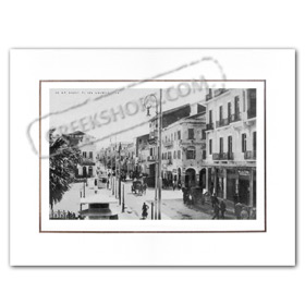 Vintage Greek City Photos Peloponnese - Achaia, Patras, Ag. Andreou Street (1930)