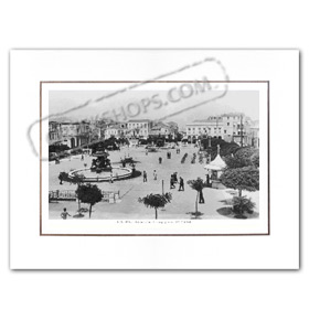 Vintage Greek City Photos Peloponnese - Achaia, Patras, George the First Square (1930)