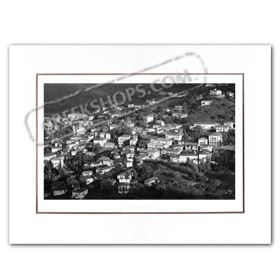 Vintage Greek City Photos Peloponnese - Helia, Andritsaina, City view (1950)