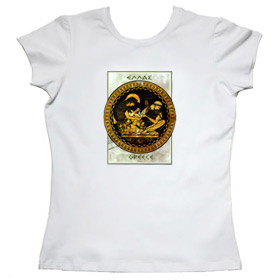 Ancient Greek Warriors Women's Tshirt 10