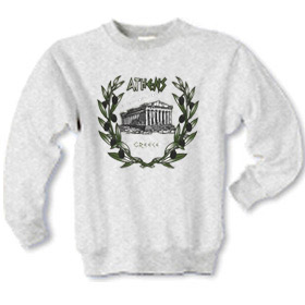 Olive Branches and Parthenon Children's Sweatshirt 10020B