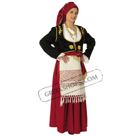 Crete Woman Costume Style 300019