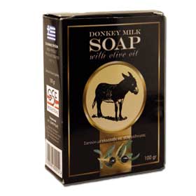 Donkey Milk and Olive Oil Soap - 100 grams bar 