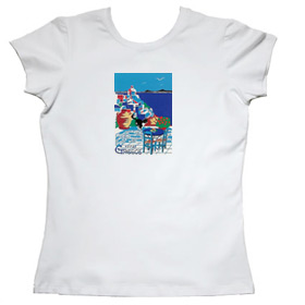Greeek Islands Womens Tshirt Style 80b