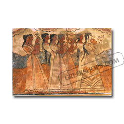 Picture Magnet : Minoan Priestesses Fresco