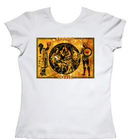 Pythia at the Oracle of Delphi Women's Tshirt Style 9