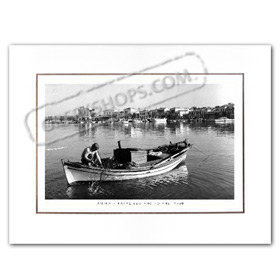 Vintage Greek City Photos Attica - Saronic Gulf Islands, Aigina Port (1960)