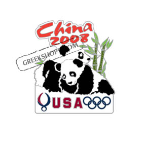 USOC Beijing USA House Pin Pandas USC-1220