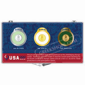 Beijing 2008 Team USA Commemorative Medals Pin Set