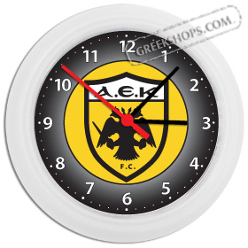 Greek Time - AEK Wall Clock