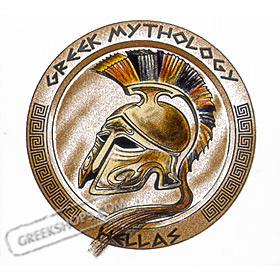 Ancient Greece Helmet Tshirt Style D43