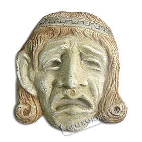 Ancient Greek Tragedy Mask (6") (Clearance 40% Off)