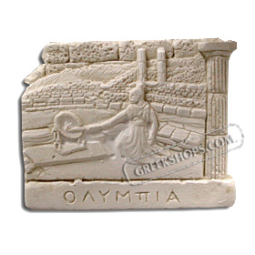 Ancient Greek Olympia Magnet