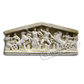 Ancient Greek West Pediment (Center) Magnet
