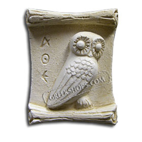 Ancient Greek Owl Magnet