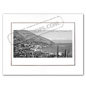 Vintage Greek City Photos Ionian Islands - Cephalonia, Agia Efimia, City view (1970)