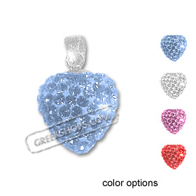 The Rio Collection - Swarovski Crystal Heart Pendant (4 color options)