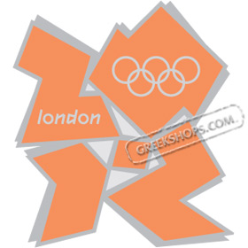 London 2012 Orange Logo Pin