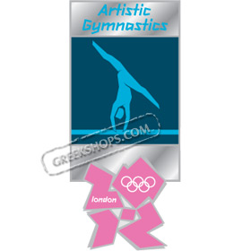 London 2012 Artistic Gymnastics Pictogram Pin
