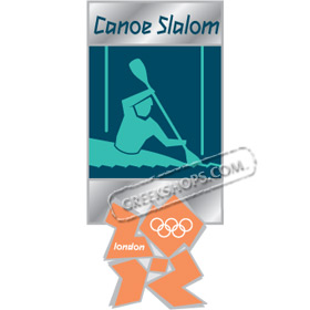 London 2012 Canoe Slalom Pictogram Pin