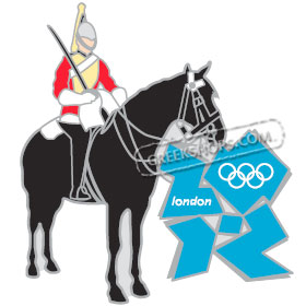 London 2012 Royal Mounted Guard Pin
