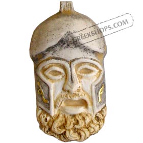 Ancient Greek Warrior Mask Magnet