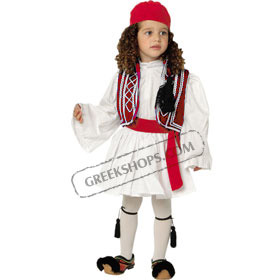 Tsolias Traditional Greek Costume for Boys Size 2-6 Style 644302