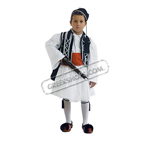 Tsolias Traditional Greek Costume for Boys Size 8-16 Style 644607