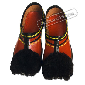 Traditional Red Tsarouchia in Adult Sizes (7-14 US / 40-48 EU)
