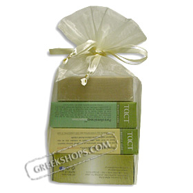 Greek Pure Olive Oil Soap Gift Package (4 bars)