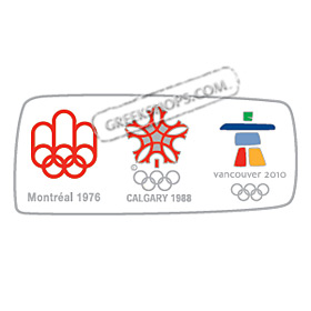 LIMITED EDITION Vancouver 2010 Montreal-Calgary-Vancouver Bridge Pin