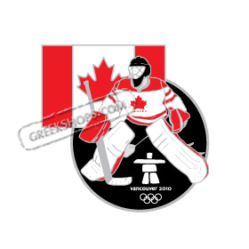 Vancouver 2010 Hockey Player Canada Pin