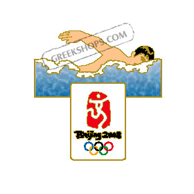 Beijing 2008 Swimming Olympic Sports Pin