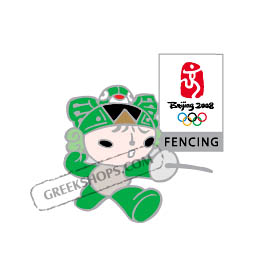 Beijing 2008 Nini Fencing Olympic Sports Pin