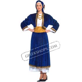 Cyclades Woman Costume Style 217803