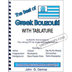 Learn to Play the Bouzouki :: The Best of Greek Bouzouki w/ Tablature (8-string)