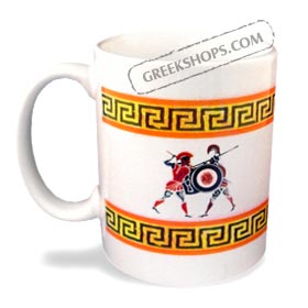 Ancient Greek Warriors Mug