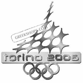 Torino 2006 Silver Cut-Out Logo Pin