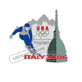 Torino 2006 USOC Skier/The Mole Pin