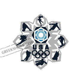 Torino 2006 USOC Sports Snowflake Pin