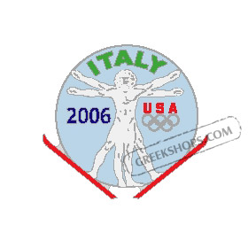 Torino 2006 USOC Da Vinci's - Vitruvian Man
