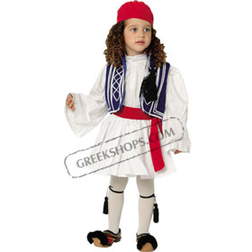 Tsolias Traditional Greek Costume for Boys Size 2-6 Style 644202