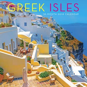 Greek Isles 2016 16-mo Wall Calendar