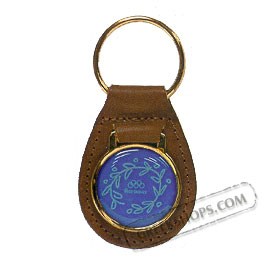 Key Chain Leather Circle