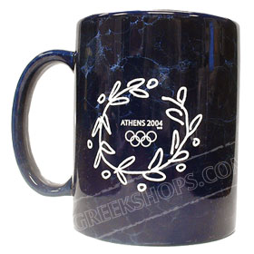 Blue Coffee Mug Athens 2004 