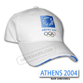 Athens 2004 Baseball Hat White