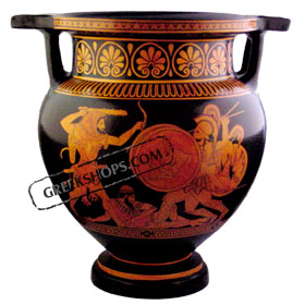Red Figure Krater Hgt. 30 cm