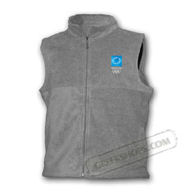 Athena Vertical Tonal Fleece Vest